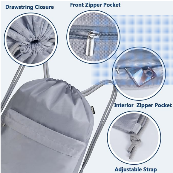 Drawstring Insulated Cooler/Carry Bag and Luggage Tag - Keep your Squid Go System together, and travel keeping your frozen gel packs cold much longer.
